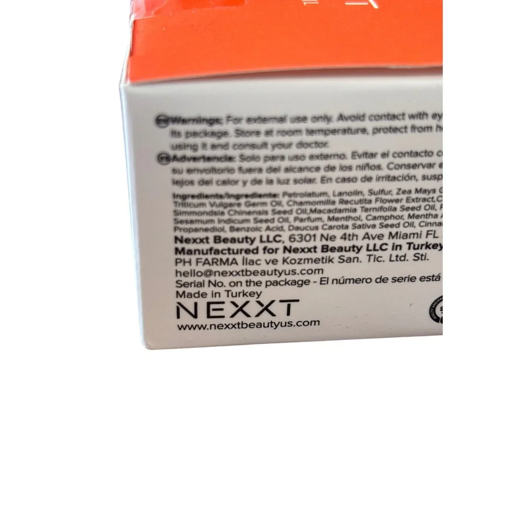 Nexxt Nail Care Oil 1.7oz‎ Orange White Strengthening Hydrating Spa Care